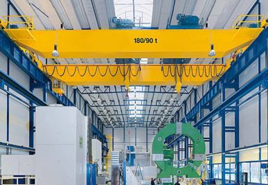 Gru a ponte a doppia trave standard europeo
