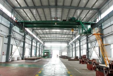 Gru a ponte a doppio raggio elettrico QD 10 Ton